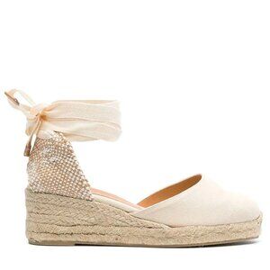 Castener Carina Ankle Wrap Wedge Espadrilles